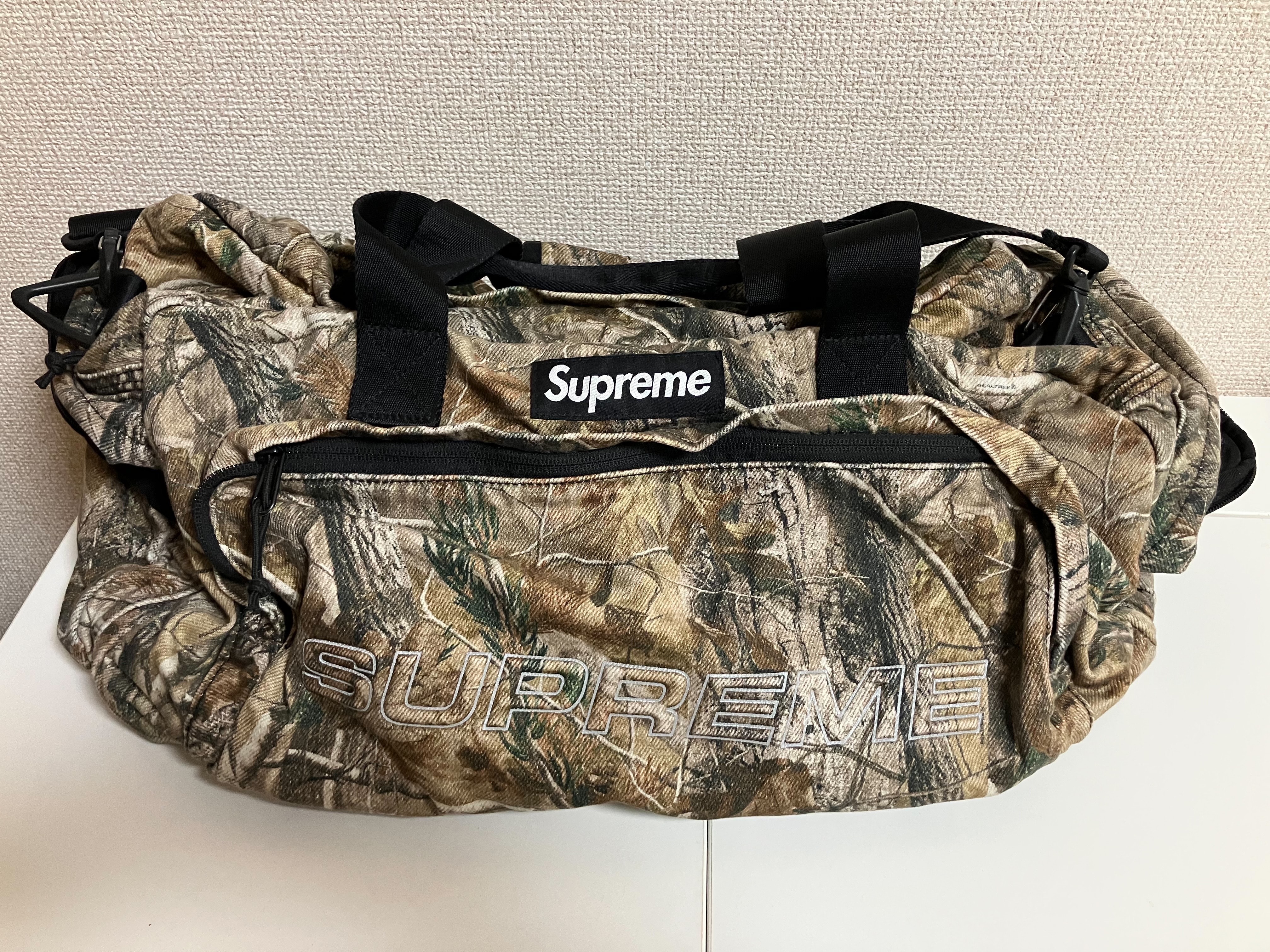 Supreme Denim Duffle Bag 