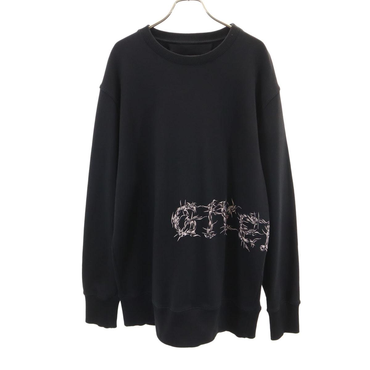 GIVENCHY ジバンシィ ポルトガル製 長袖 スウェット トレーナー S ブラック