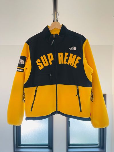 Supreme x The North Face Arc Logo Denali Fleece Jacket "Yellow"