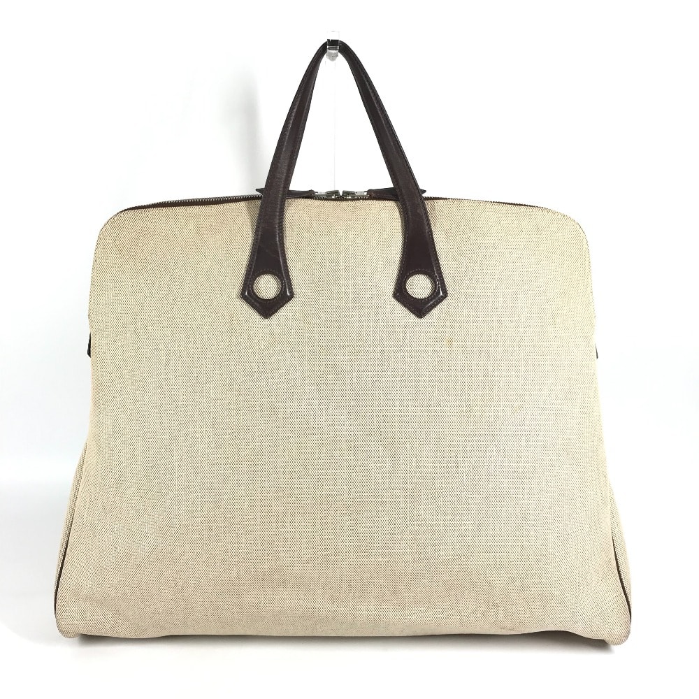 エルメス HERMES サックイブーGM サックイブー GM ハンドバッグ カバン トートバッグ レザー/キャンバス J□刻 ベージュ