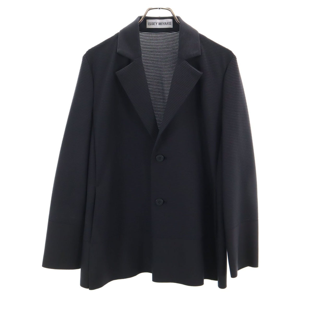 ISSEY MIYAKE イッセイミヤケ 日本製 テーラードジャケット ブラック
