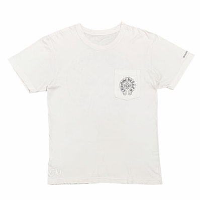 Chrome Hearts Horseshoe Logo Pocket T-Shirt "White"