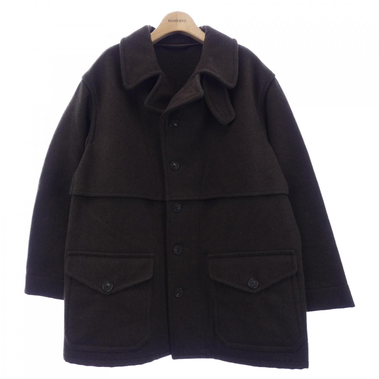 A.PRESSE Lining Detachable Silk Coat 