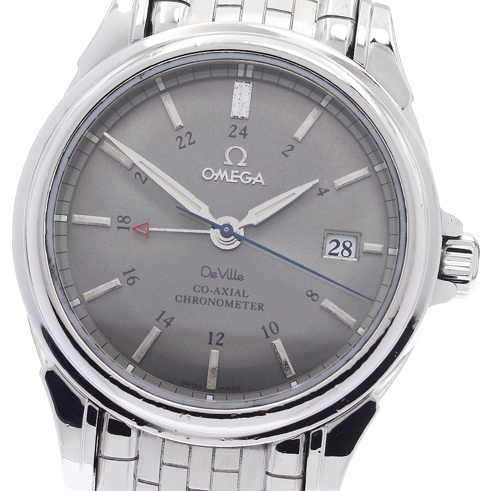 オメガ デビル GMT コーアクシャル 4533.41 メンズ 【中古】