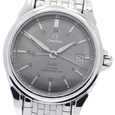 オメガ デビル GMT コーアクシャル 4533.41 メンズ 【中古】