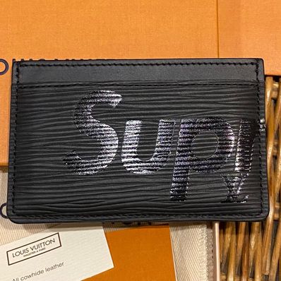 Supreme / Louis Vuitton Porte Carte Simple "Black"