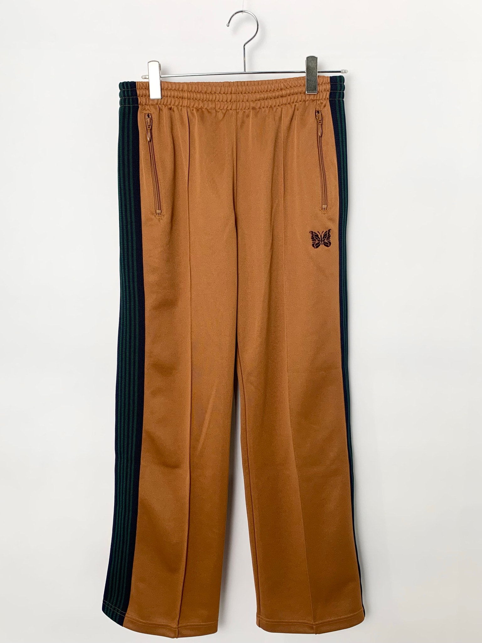 NEEDLES Track Pants Poly Smooth "Brown"
