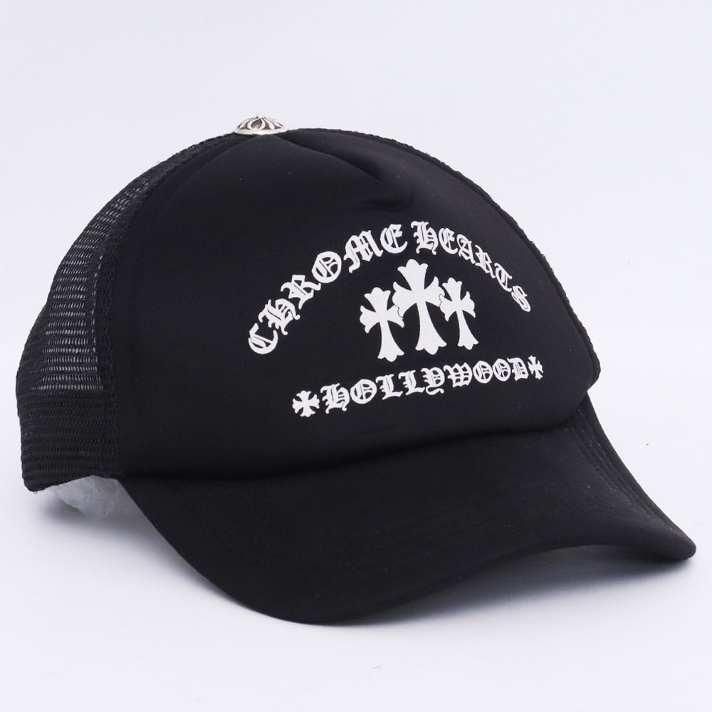 Chrome Hearts Trucker Cap King Taco "Black"