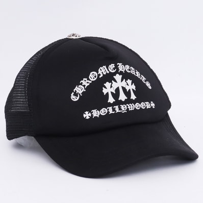 Chrome Hearts Trucker Cap King Taco "Black"