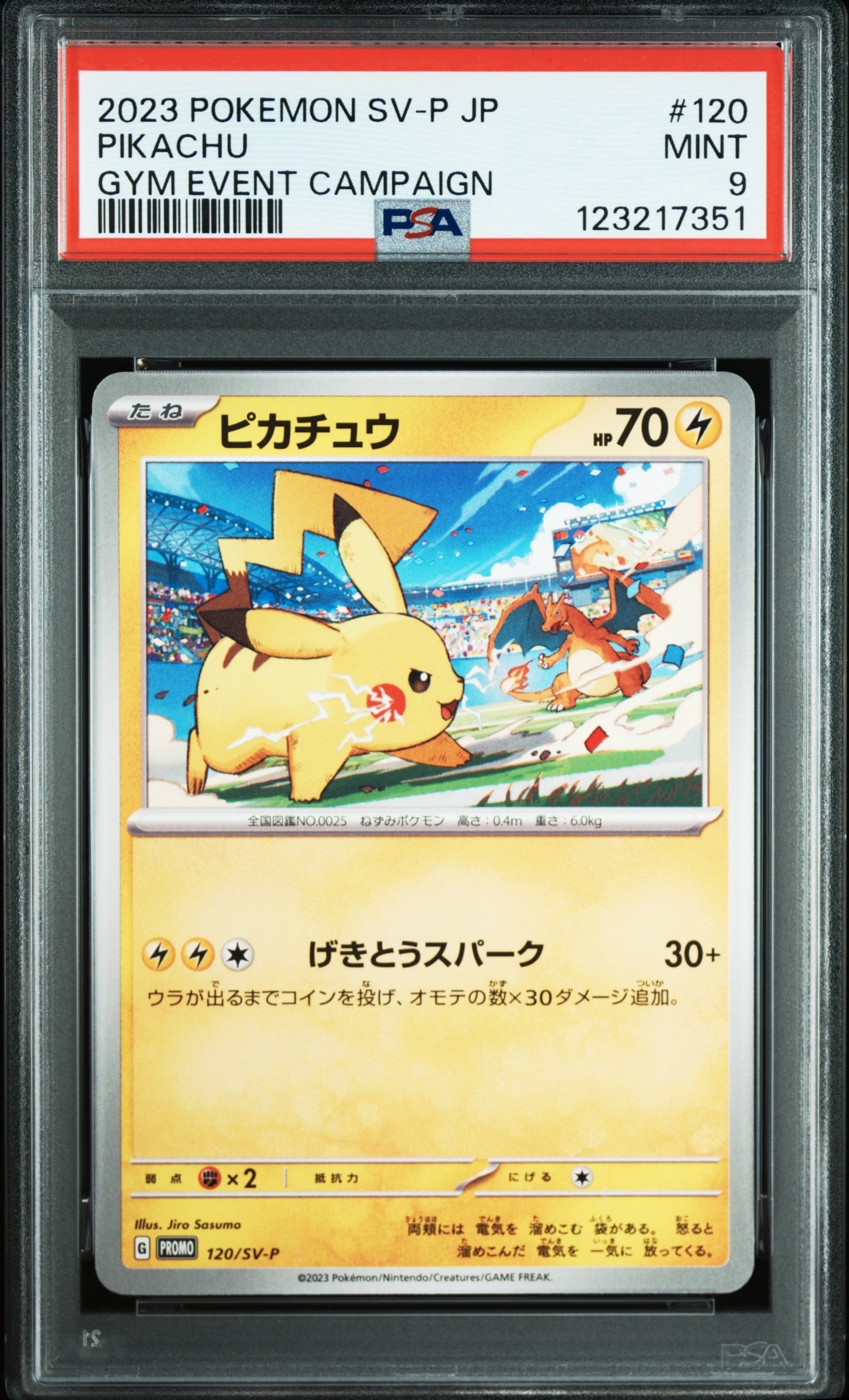 PSA10　ピカチュウ PROMO SV-Pプロモカード 120/SV-P PSA10】ピカチュウ: プロモ [SV-P 120](プロモーションカード「SV-P