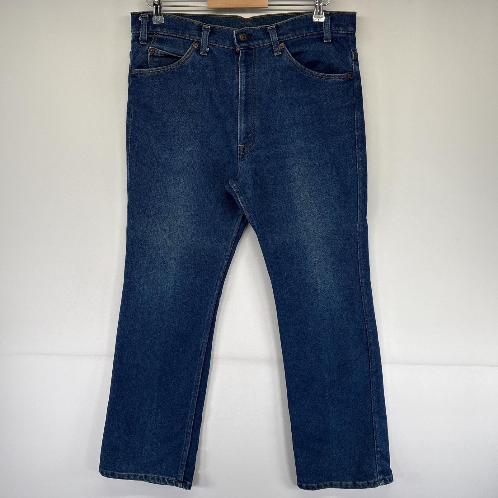 古着 80's/80年代 ヴィンテージ リーバイス Levi's USA製 デニムパンツ 517-2017 ブーツカット 42TALON ジップ w36 L32  ブルー メンズ