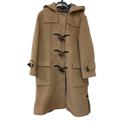 バーバリー BURBERRY ダッフルコート 裏地ノバチェック ブラウン