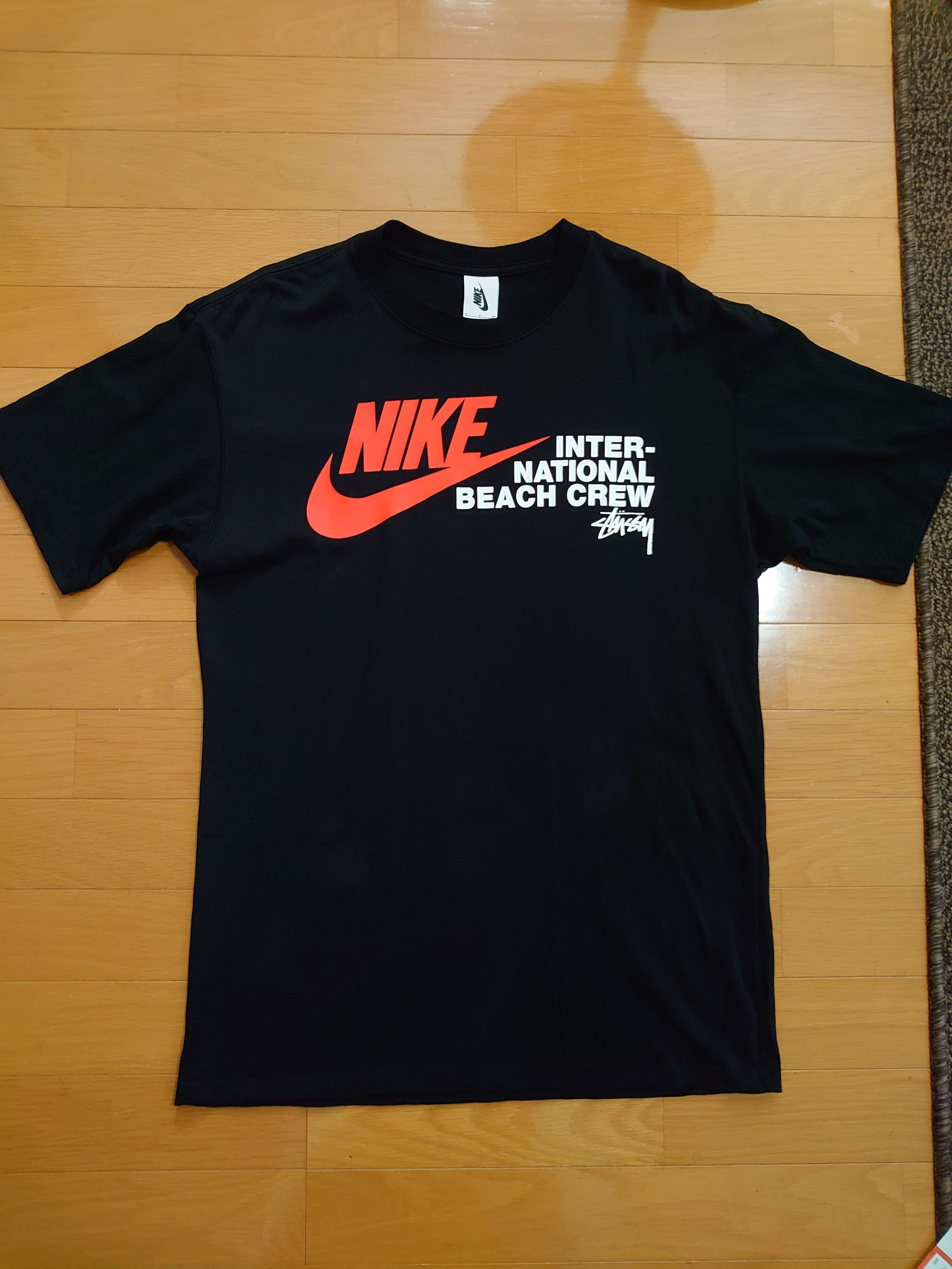 Nike x Stussy International Beach Crew T-Shirt "Black"