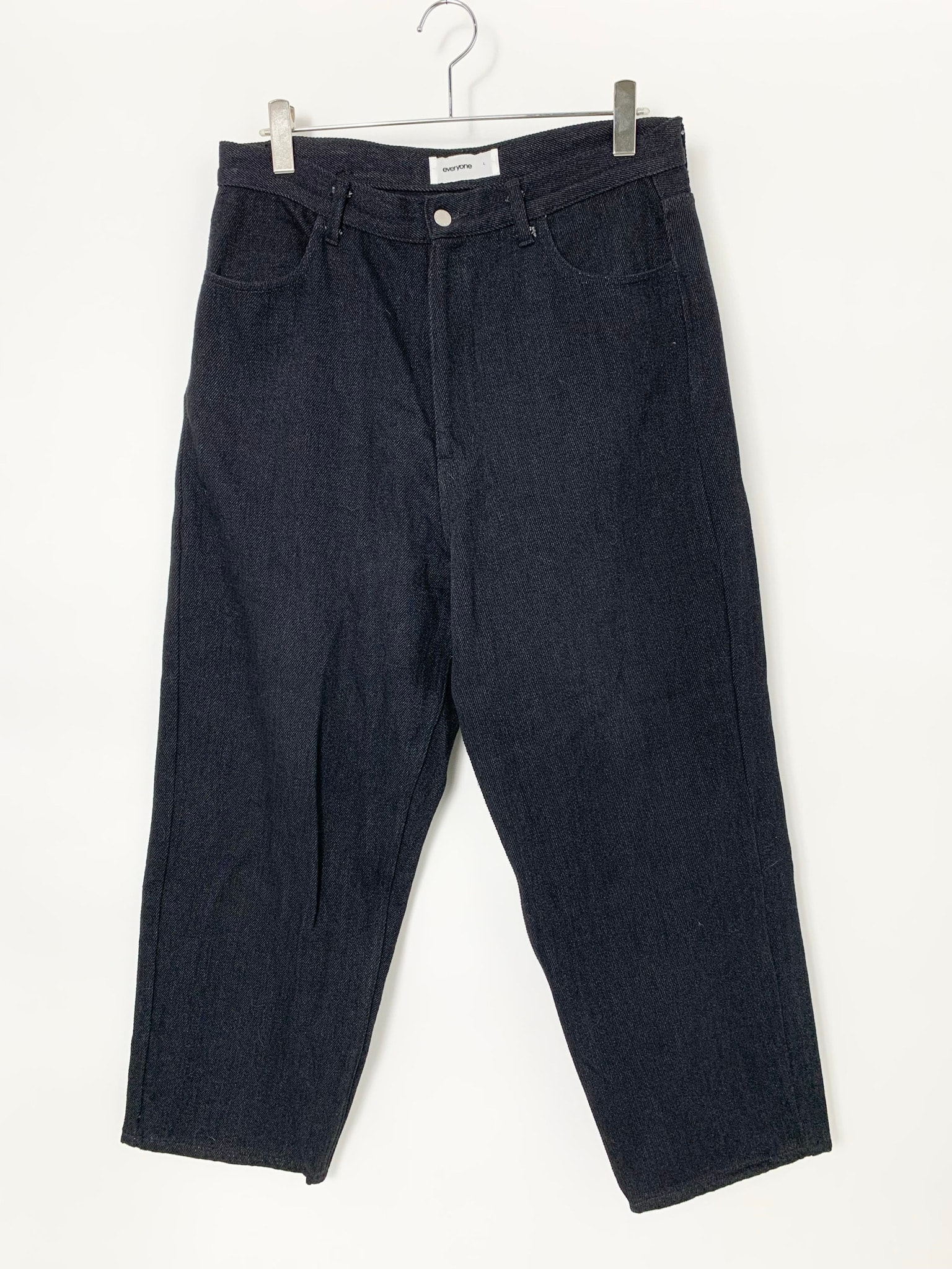 everyone soft denim pants Black