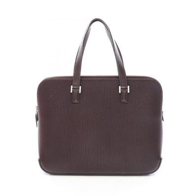 エルメス HERMES エスカパーダ エベンヌ ハンドバッグ バッグ レザー トゴ エベンヌ □G刻印(2003年製造) レディース ブラウン系 【中古】