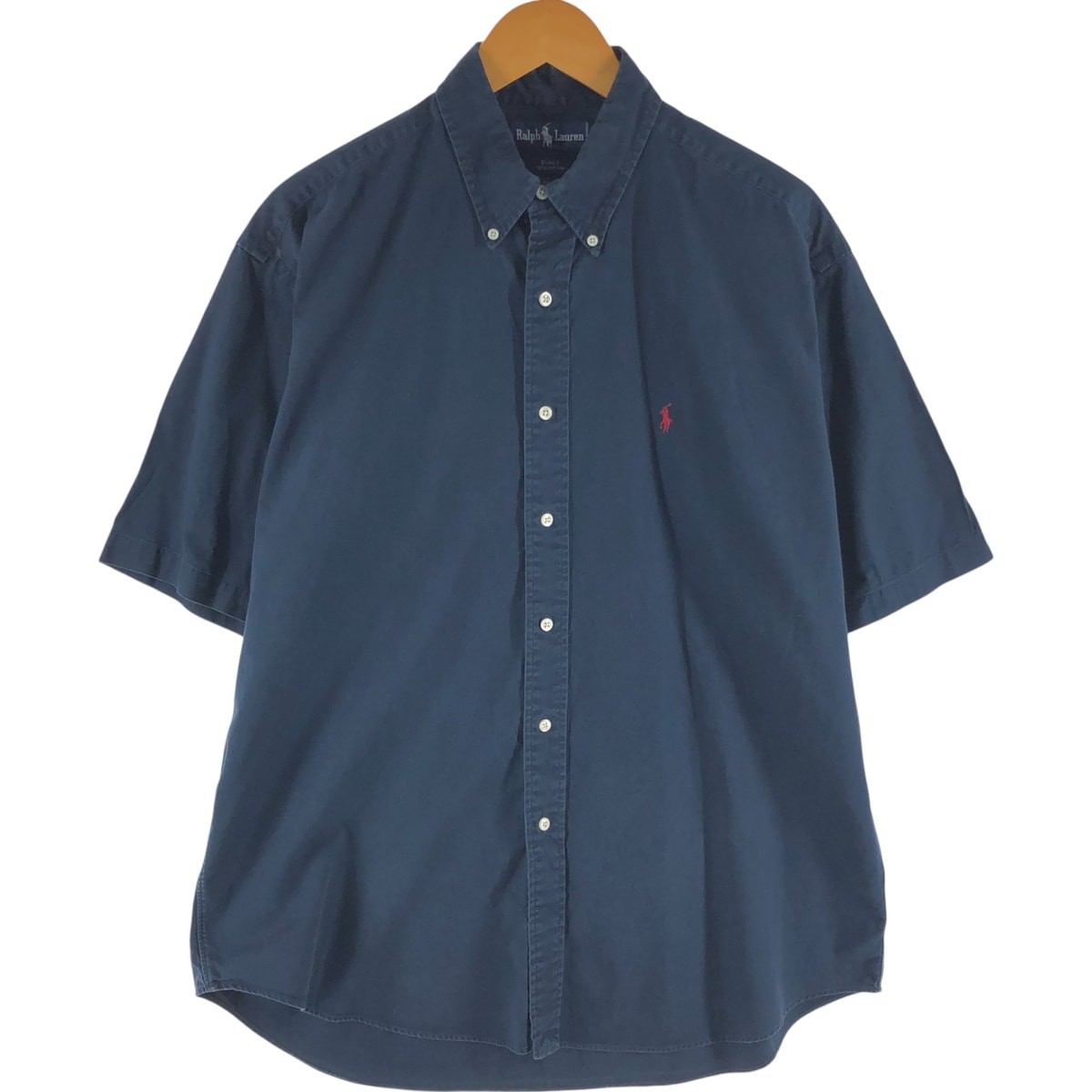 古着 ラルフローレン Ralph Lauren BLAKE 半袖 ボタンダウンシャツ メンズL相当/eaa534586