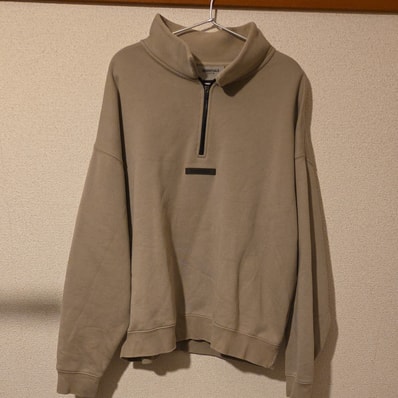 FEAR OF GOD ESSENTIALS Mockneck Half Zip