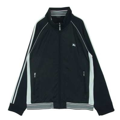 BURBERRY BLACK LABEL バーバリーブラックレーベル BMV26-410-09 ジップアップ トラック ジャケット ブルゾン ブラック系 3【中古】