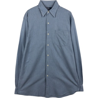 古着 ラルフローレン Ralph Lauren MERRIN 長袖 コットンチェックシャツ メンズS相当/eaa634492