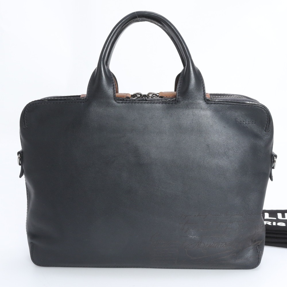 ■美品 ベルルッティ プロファイル3 カリグラフィビジネス バッグ