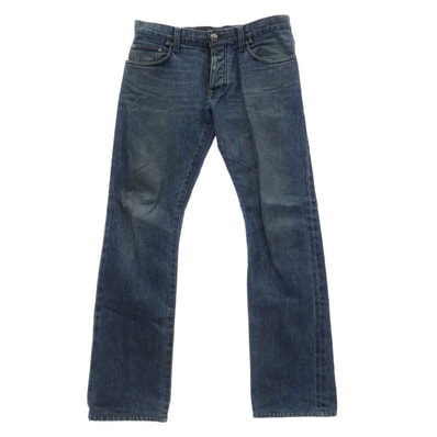 Chrome Hearts Cross Button Fly Washed Denim Pants "Indigo"