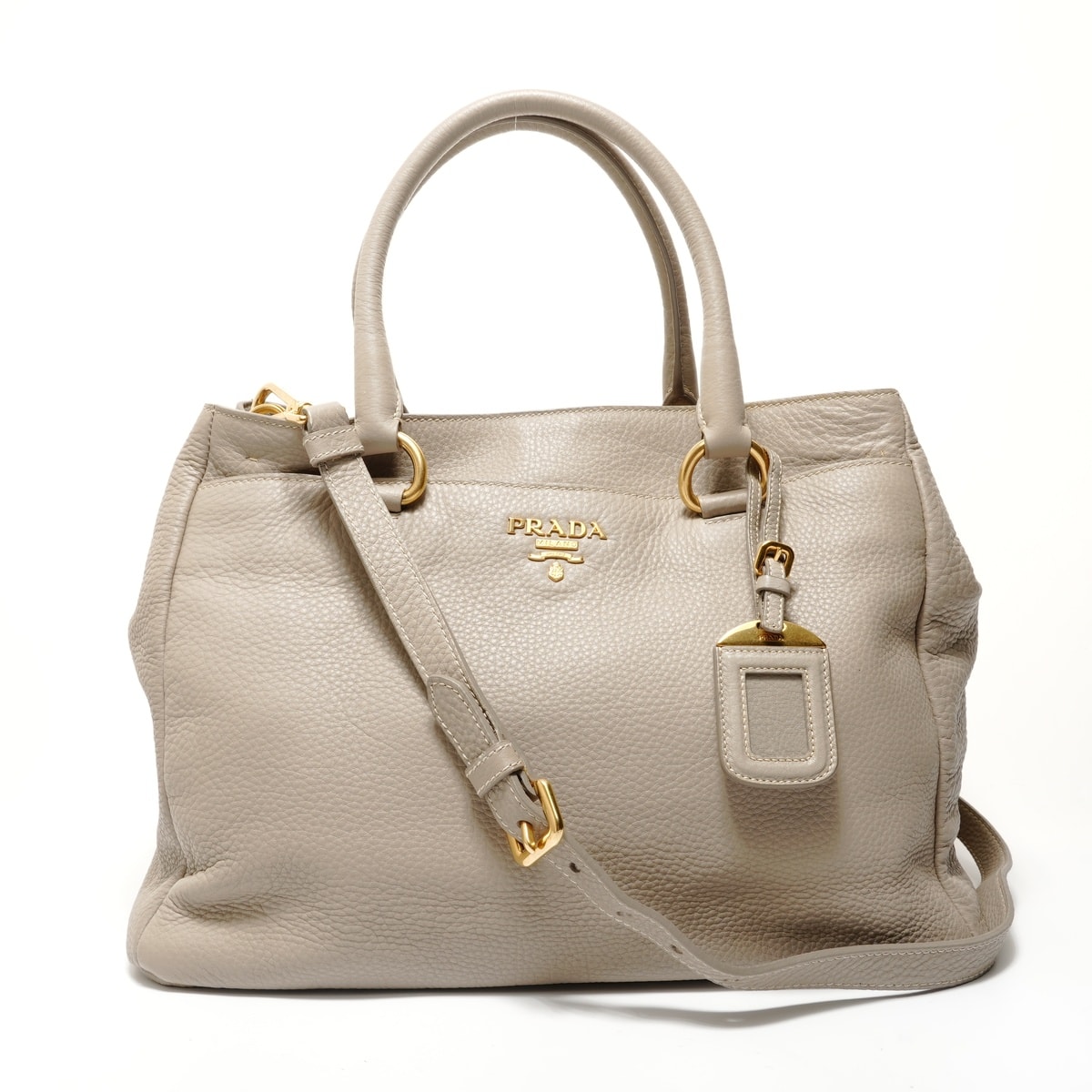 プラダ PRADA レザー 2WAY ショルダーバッグ【中古】