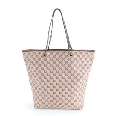 ■美品 グッチ GGキャンバス 002 1098 トート バッグ