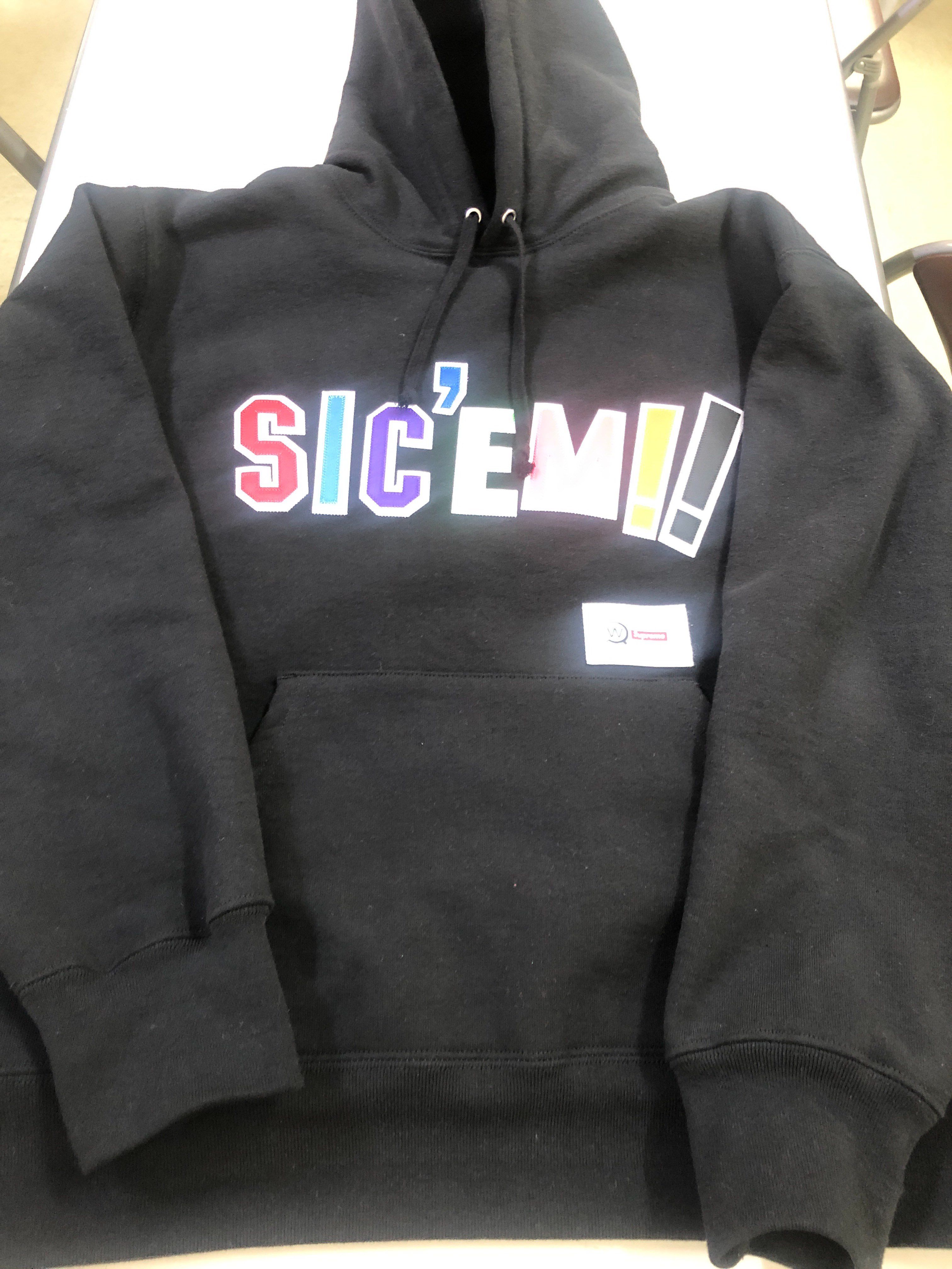 Supreme / WTAPS Sic'em! Hooded Sweatshirt "Black"
