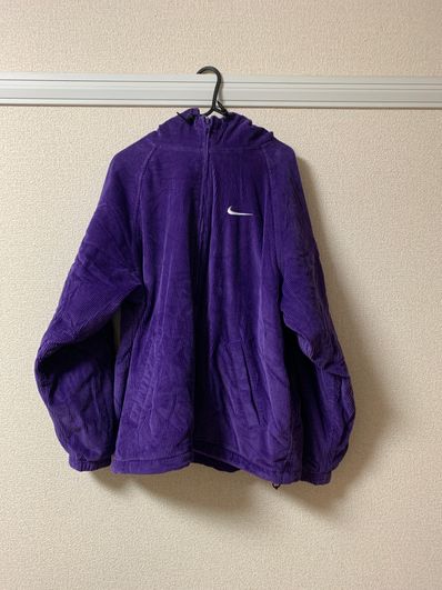 Supreme / Nike Arc Corduroy Hooded Jacket "Purple"