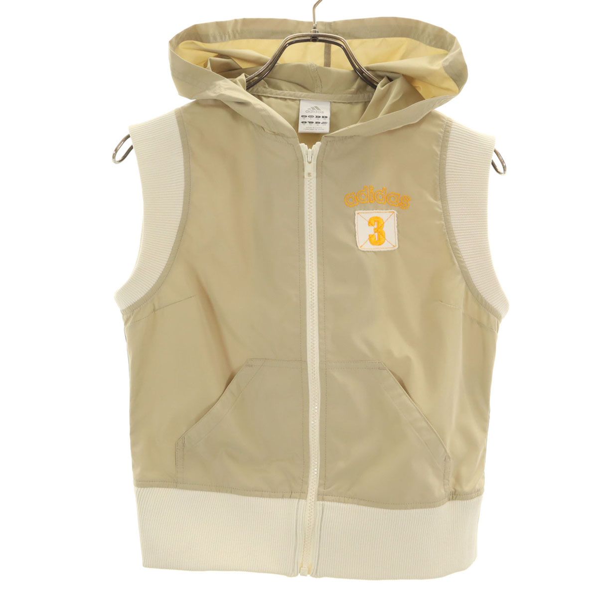 adidas アディダス ベスト M ベージュ