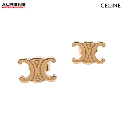 CELINE セリーヌ トリオンフ ピアス
マカダム メタル ゴールド ユニセックス
【中古】