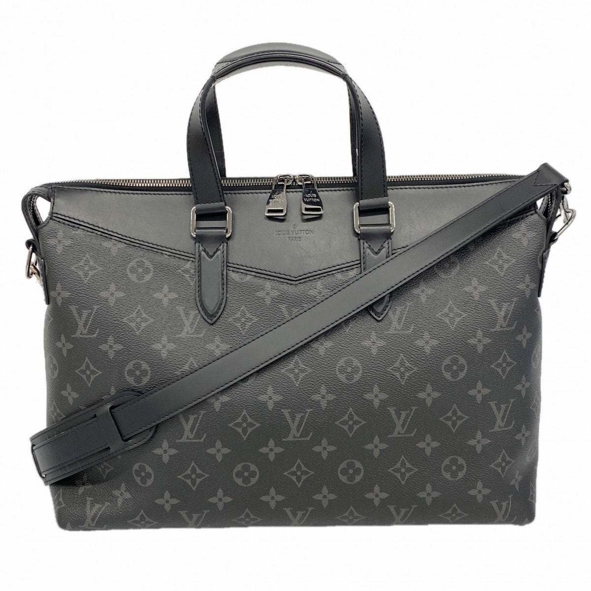 ★最終価格【6cd5595-k】ルイヴィトン ビジネスバッグ モノグラム・エクリプス ブリーフケースエクスプローラー M40566 ブラック【中古】メンズ