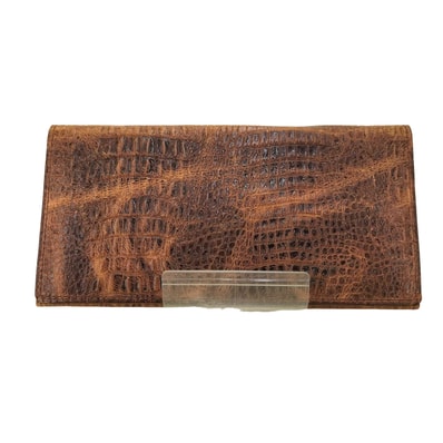 クロコ 型押し 長財布【1138830059444】