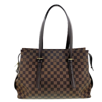 【お値下げ品】LOUIS VUITTON ルイ・ヴィトン チェルシー トートバッグ N51119 ダミエキャンバス ブラウン エベヌ レディース【中古】