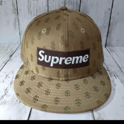 Supreme Monogram Box Logo New Era "Brown"