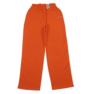 BALENCIAGA バレンシアガ パンツ 641602 TKVE9 CAMPAIGN LOGO キャンペーン ロゴ プリント スウェット パンツ オレンジ系 XS【極上美品】【中古】