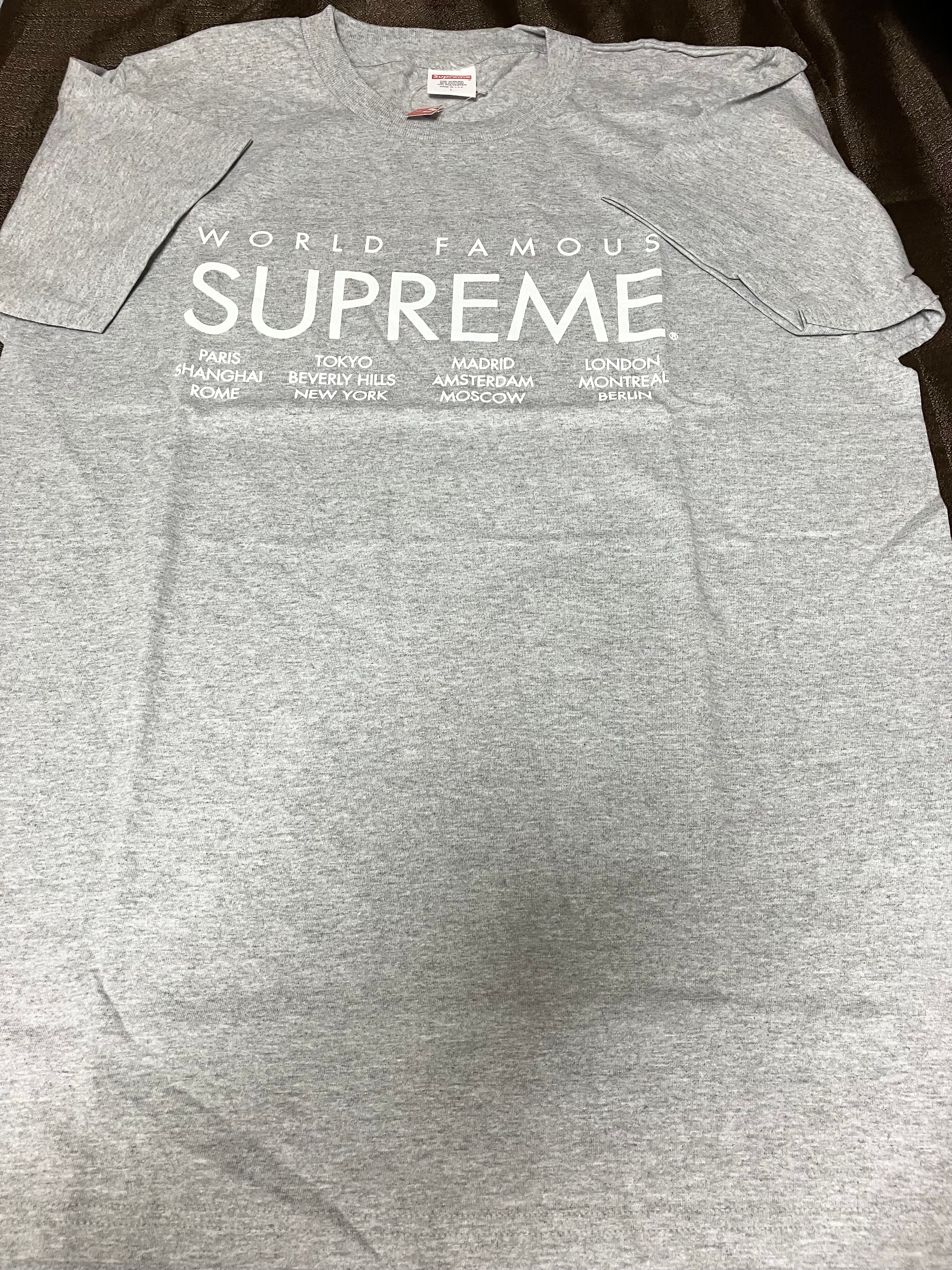 Supreme International Tee "Heather Grey"