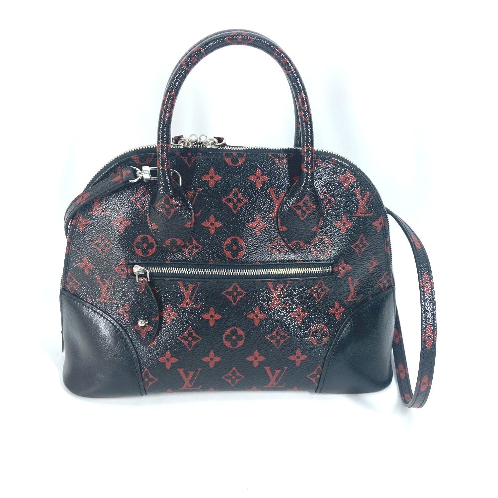 ルイヴィトン LOUIS VUITTON アルマPM M41500 モノグラムアンフラルージュ カバン 2Wayバッグ ハンドバッグ ショルダーバッグ コーティングキャンバス ブラック