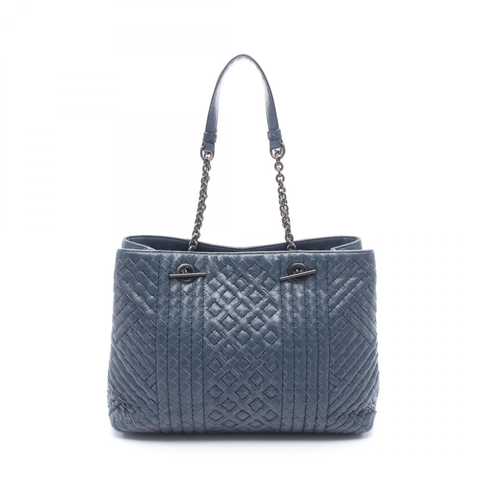 D (傷や汚れあり)】ボッテガヴェネタ BOTTEGA VENETA イントレチャート