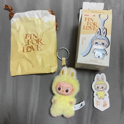 POP MART THE MONSTERS (LABUBU) Pin for Love Series-Vinyl Plush Pendant (A-M) F