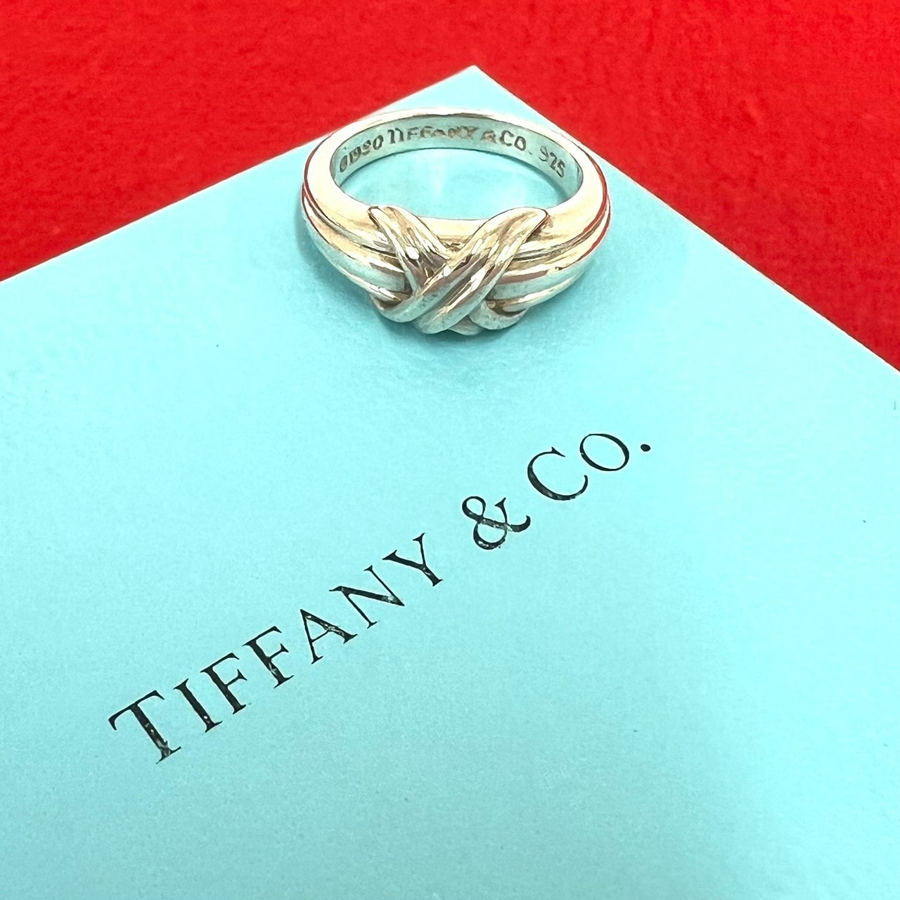 TIFFANY&Co. ティファニー シグネチャー リング シルバー925 リング・指輪 15号 シルバー
 29513