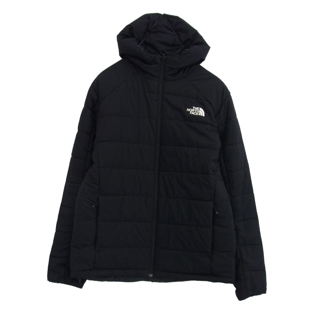 c ノースフェイス ジャケット NY81979 Reversible Anytime Insulated Hoodie リバーシブル エニータイム インサレーテッド フーディ 中綿 ジャケット ブラック系 L【中古】