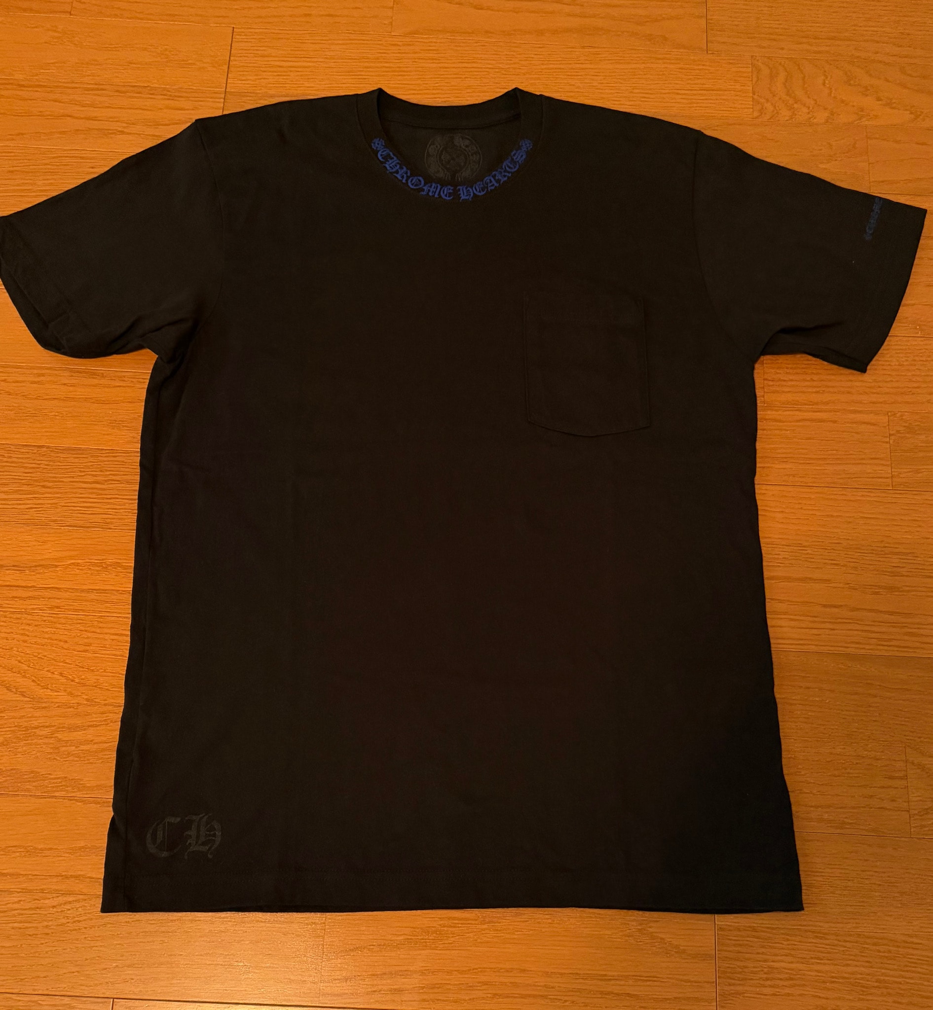 Chrome Hearts Neck Logo S/S T-Shirt "Black/Blue"