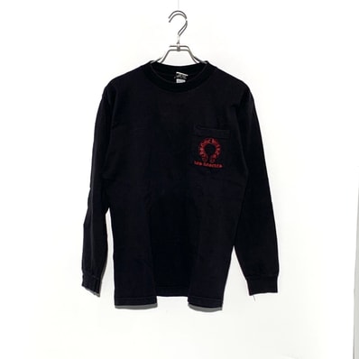 Chrome Hearts Cemetery Cross L/S T-Shirt "Black/Red"