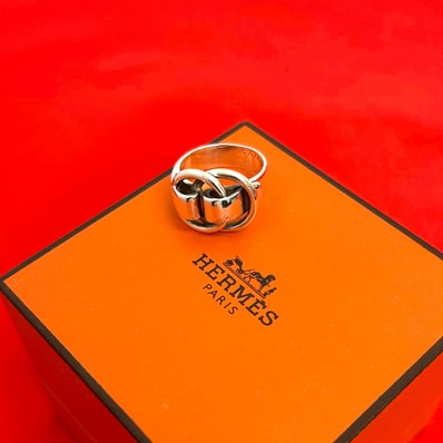 HERMES エルメス ドゥザノー リング シルバー925 リング・指輪 10号 シルバー
70821