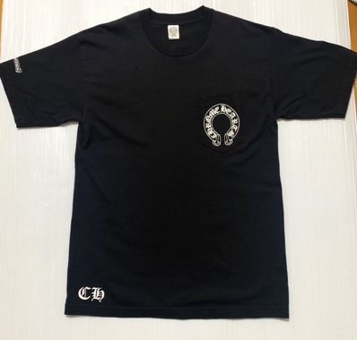 クロムハーツ Tシャツ クロスフォースシュー ロゴ Large