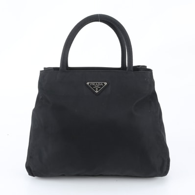 ■美品 プラダ テスート ナイロントライアングルロゴハンドバッグ