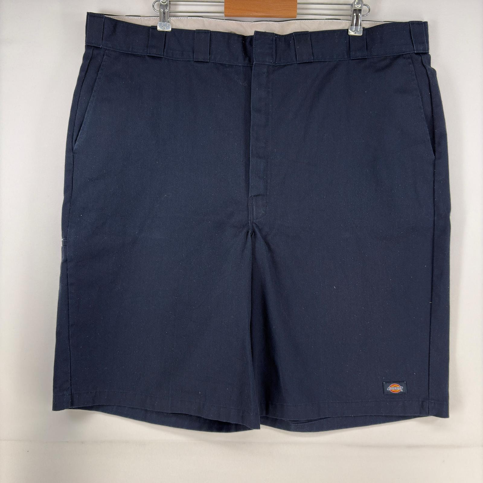 古着 ディッキーズ Dickies ショートパンツ ワーク ワンポイント ツールポケット ハーフパンツ 大きいサイズ w46 ネイビー メンズ