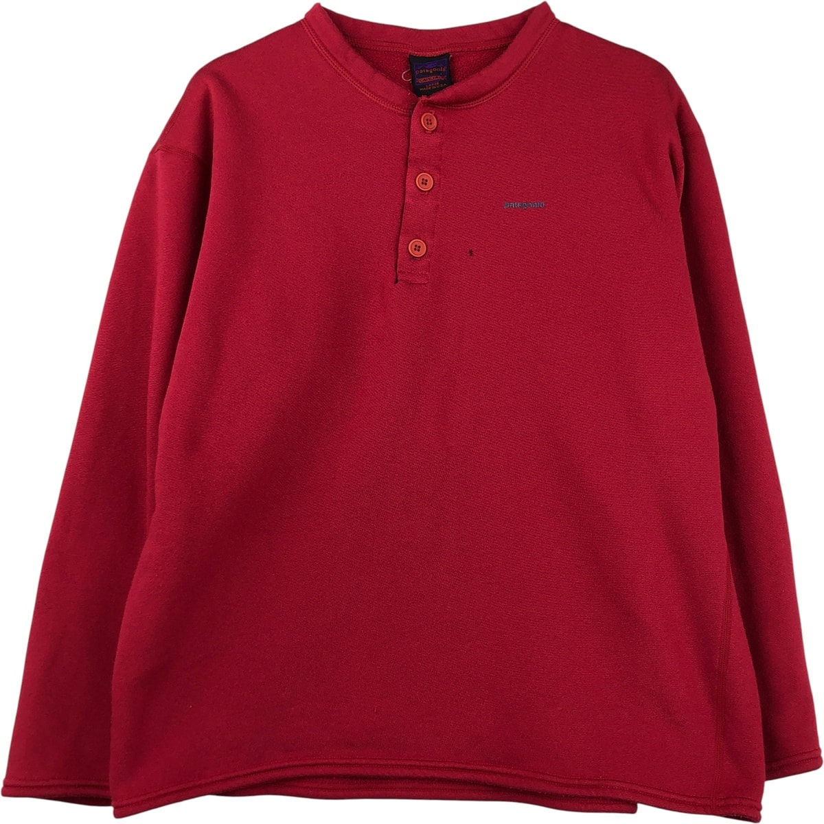 古着 90年代~ パタゴニア Patagonia CAPILENE キャプリーン ヘンリーネック フリースプルオーバー USA製 レディースL相当/eaa613188