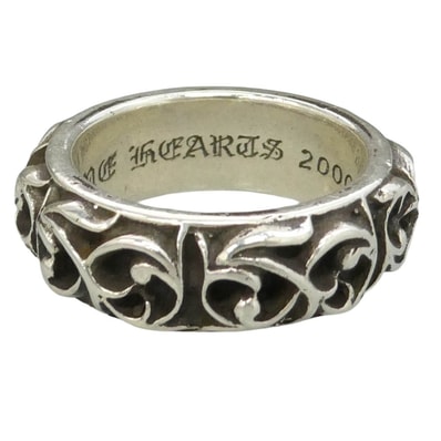 CHROME HEARTS クロムハーツ(原本無) ETRNITY VINE BAND エタニティヴァインバンド リング シルバー系 約18号【中古】